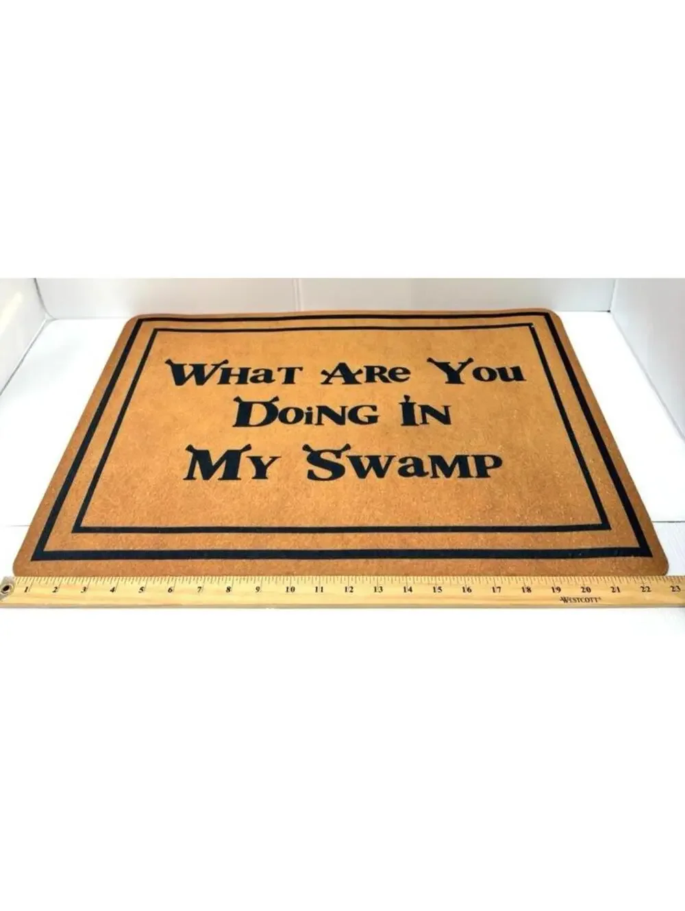 “What Are You Doing In My Swamp?” Doormat – 23